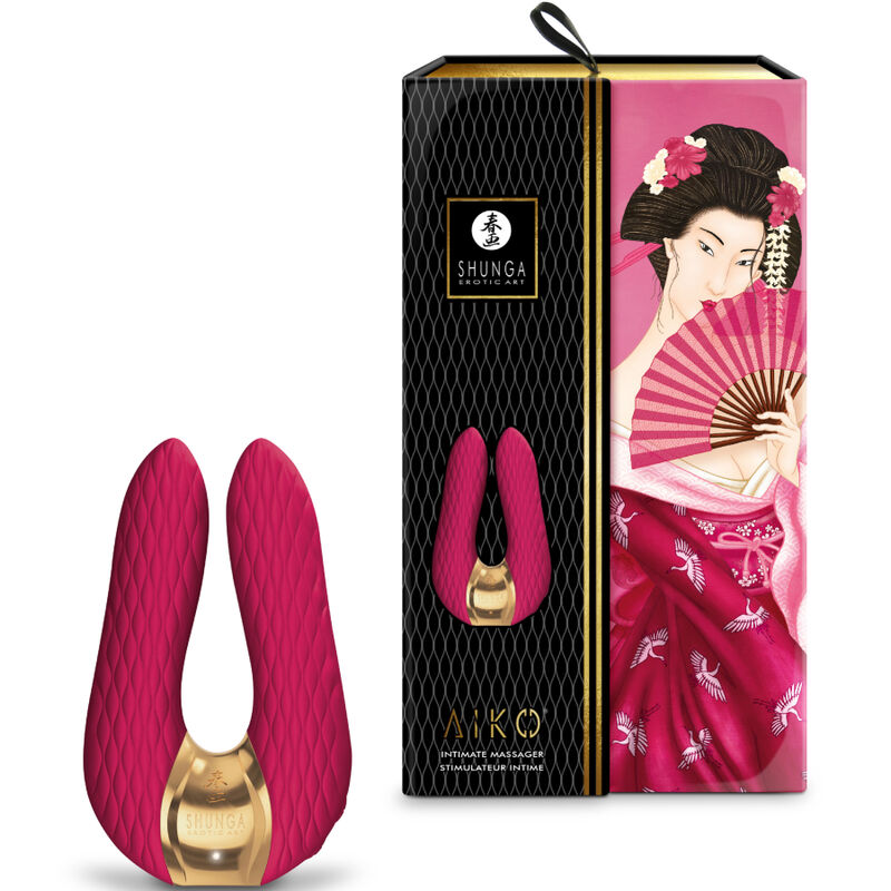 Shunga Aiko Massaggiatore Intimo Fucsia Ricaricabile Premium - immagine 4