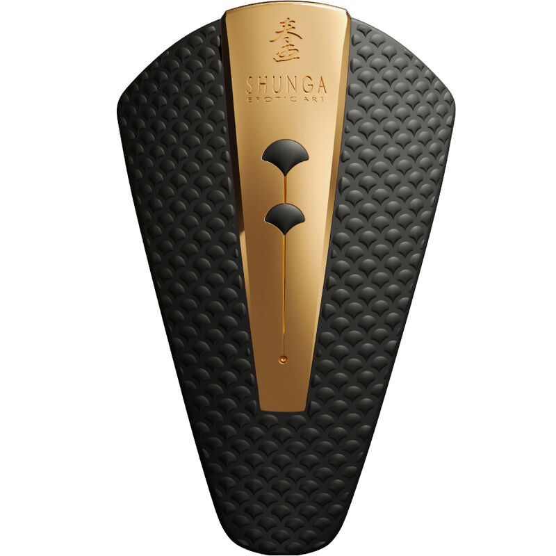Shunga Obi Massaggiatore Intimo Clitorideo Nero Premium