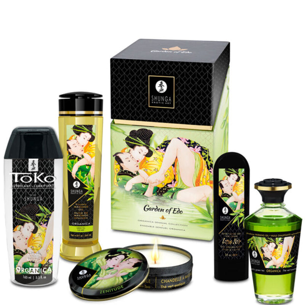 Shunga Kit Giardino Edo Collezione Biologica Massaggio Premium