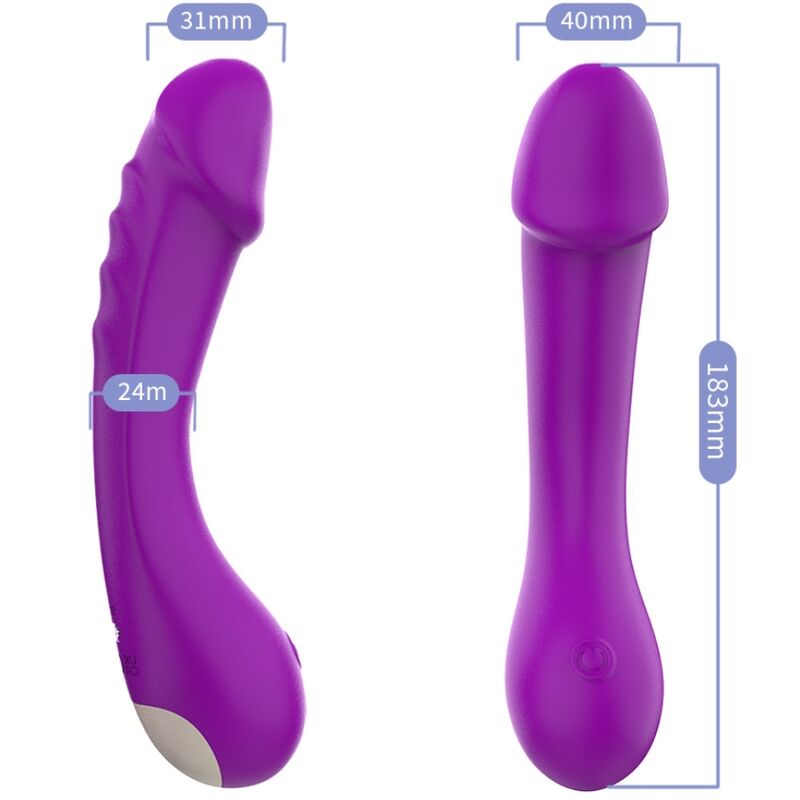 Armony - Dildo Vibratore Punto G In Silicone Viola