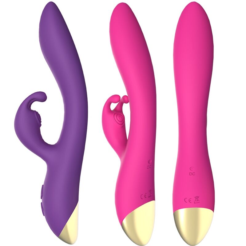 Bonnie Vibratore Rabbit in Silicone Body-Safe Viola Premium - immagine 5