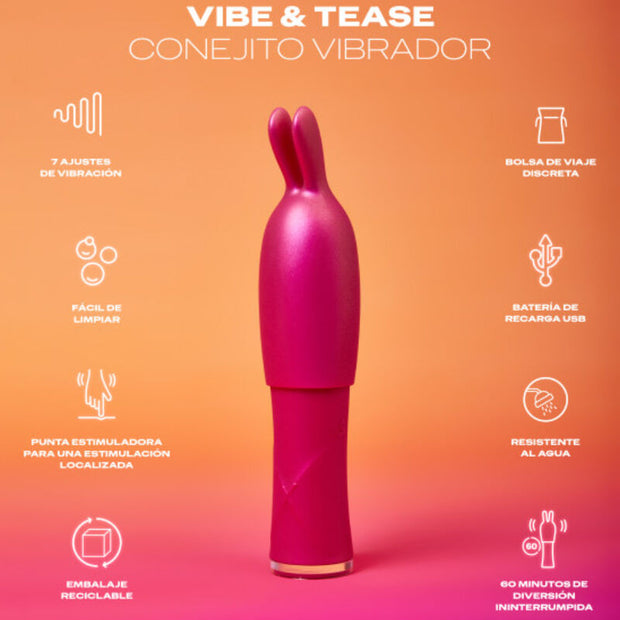 Durex - Vibratore Toy Vibe &Amp; Tease