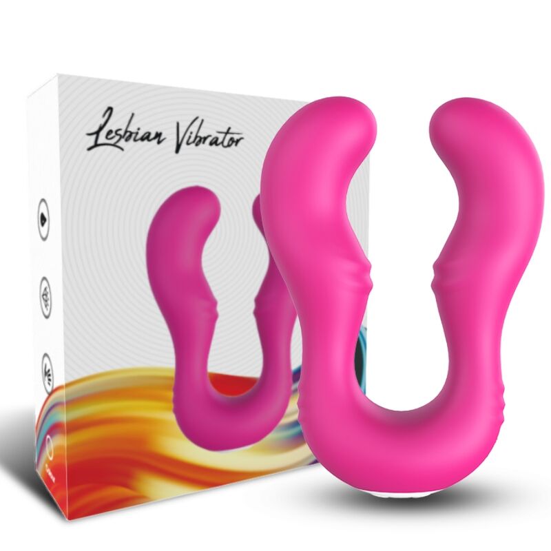 Vibratore Doppio con Telecomando Wireless Fucsia Premium - immagine 6