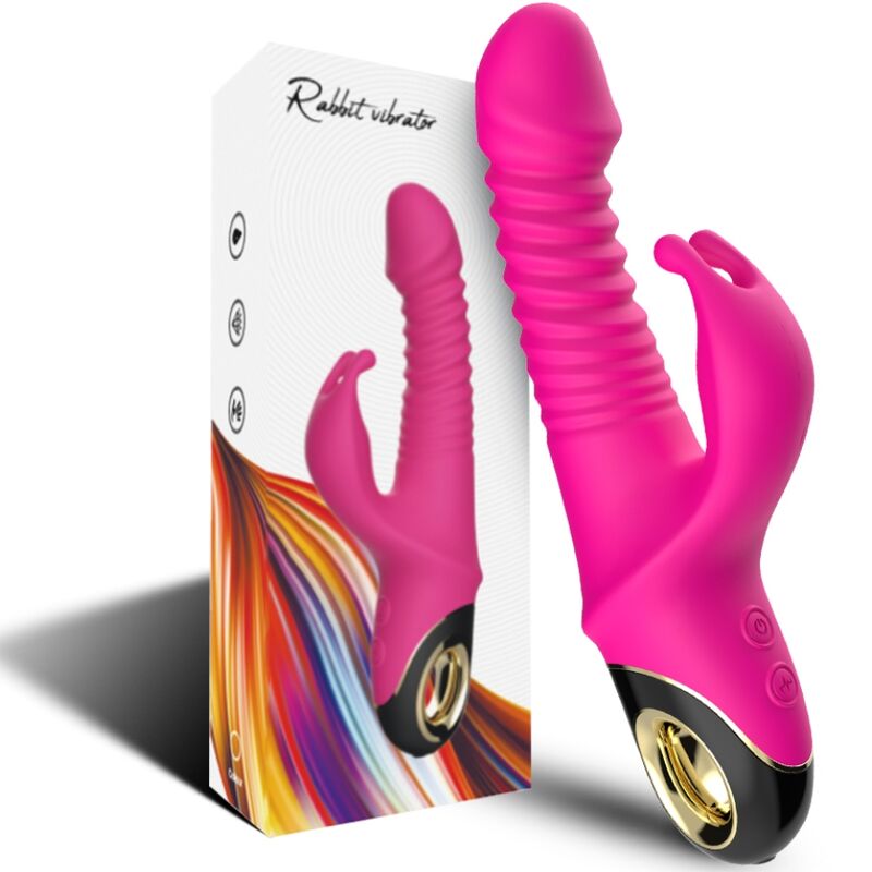Vibratore Rabbit Zing in Silicone Premium Fucsia Body-Safe - immagine 5