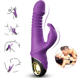 Vibratore Rabbit Zing in Silicone Viola Premium Body-Safe - immagine 2