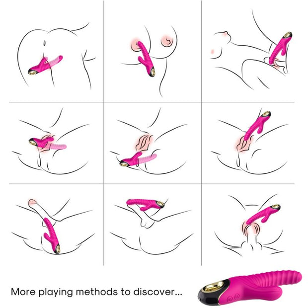 Vibratore Rabbit Eternity in Silicone Premium Fucsia - immagine 2