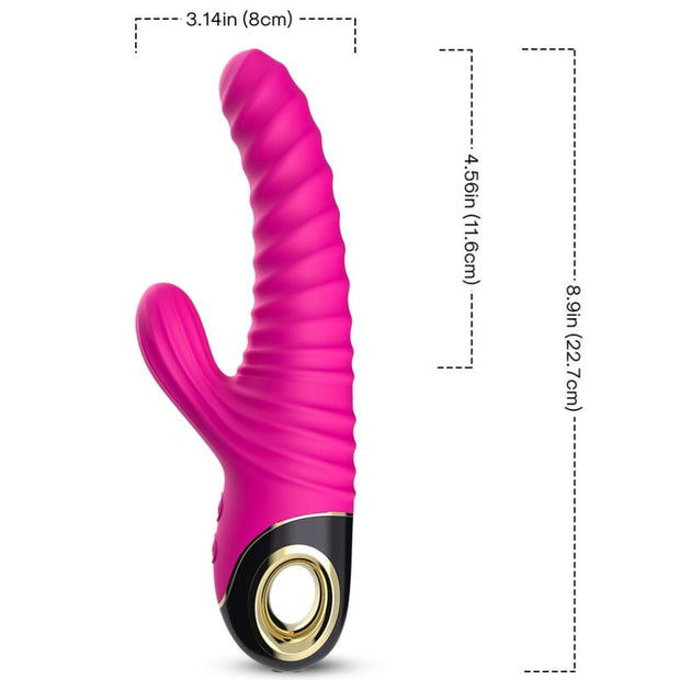 Vibratore Rabbit Eternity in Silicone Premium Fucsia