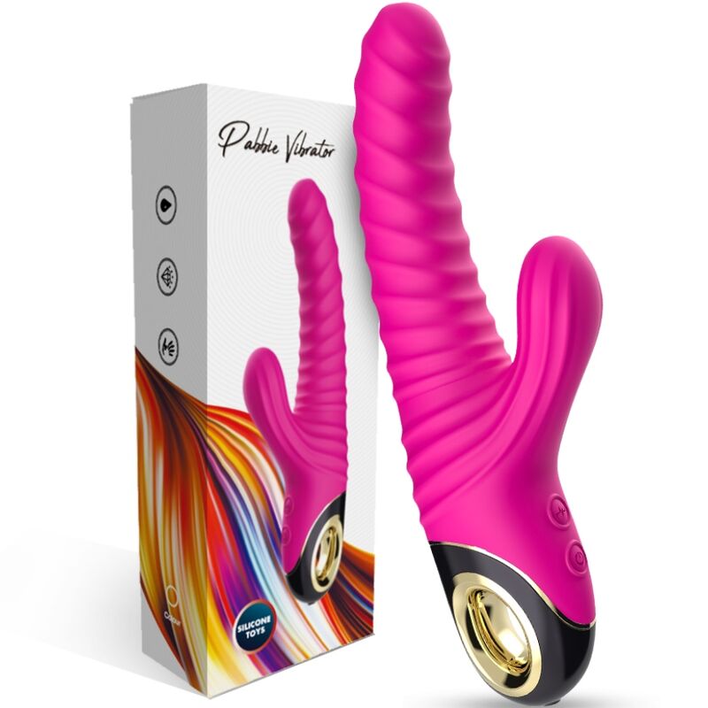 Vibratore Rabbit Eternity in Silicone Premium Fucsia - immagine 5