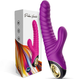 Vibratore Rabbit Eternity in Silicone Body-Safe Viola Premium - immagine 5