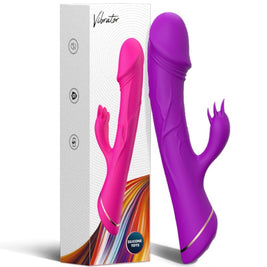 Vibratore Rabbit in Silicone Viola Premium Body-Safe - immagine 6