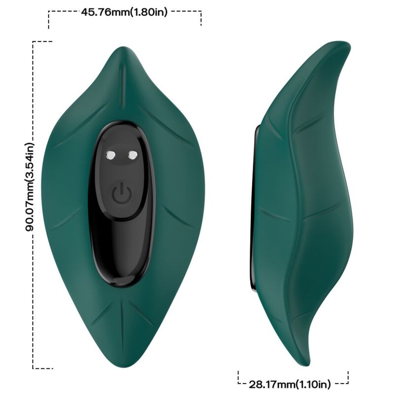 Stimolatore Clitorideo con Telecomando Verde Body-Safe - immagine 4