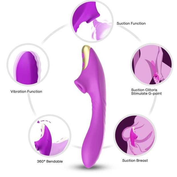 Stimolatore a Onde d'Aria Dudu Violet Premium Body-Safe - immagine 2