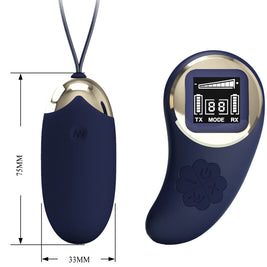 Pretty Love - Mina Uovo Vibrante Telecomando Blu
