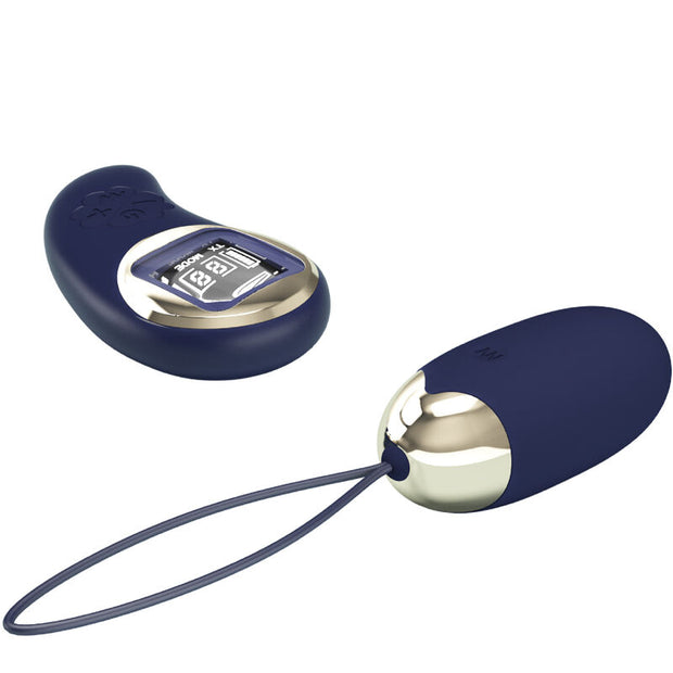 Pretty Love - Mina Uovo Vibrante Telecomando Blu