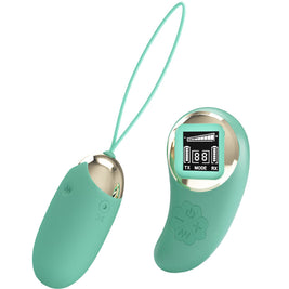 Control Ovetto Vibrante Premium con Telecomando Wireless Verde