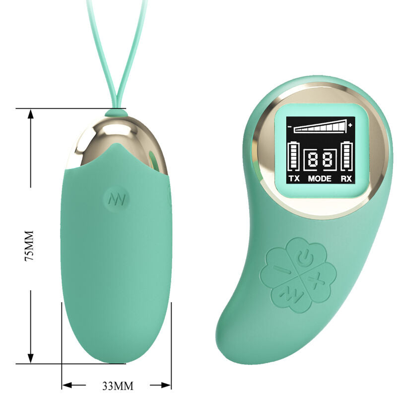 Control Ovetto Vibrante Premium con Telecomando Wireless Verde - immagine 3