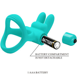 Pretty Love - Anello Vibratore Coniglio Verde Dante