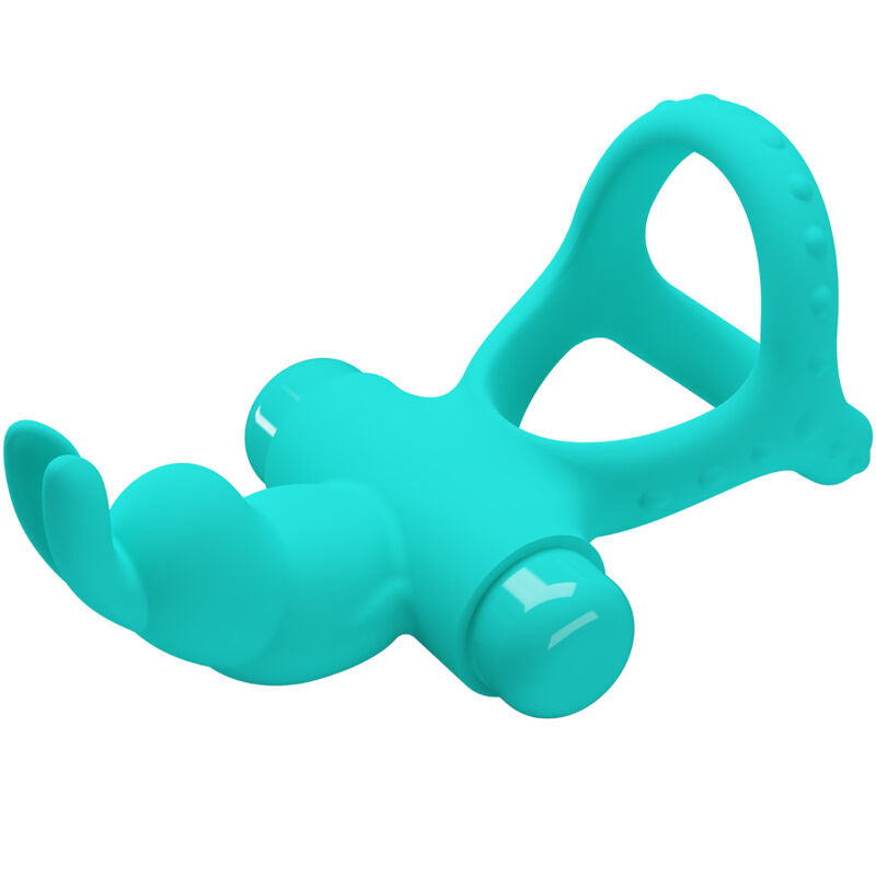 Pretty Love - Anello Vibratore Coniglio Verde Figgy