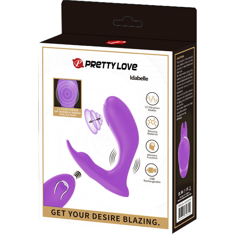 Intense Idabelle Vibratore Doppia Funzione con Telecomando Viola - immagine 7