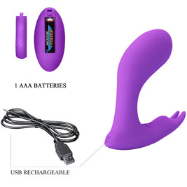 Intense Idabelle Vibratore Doppia Funzione con Telecomando Viola - immagine 5