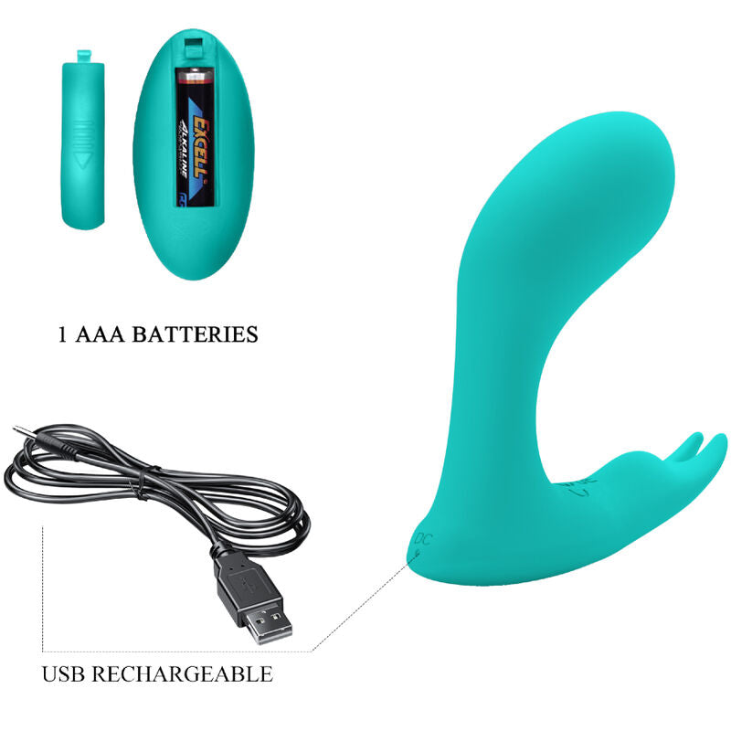 Intense Idabelle Vibratore Telecomandato con Pulsazione Blu - immagine 5