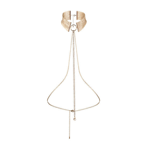 Bijoux Indiscrets Désir Métallique Collana Corpo Dorata Premium