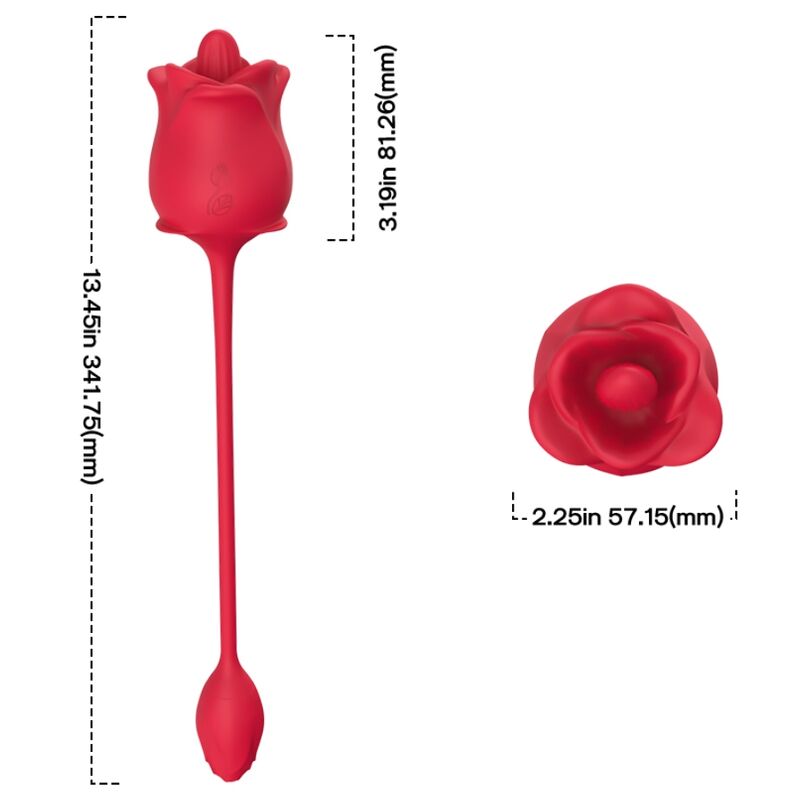 Stimolatore Premium 2 in 1 con Vibrazione e Aspirazione Rosa - immagine 4