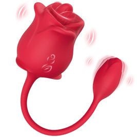 Stimolatore Premium 2 in 1 con Vibrazione e Aspirazione Rosa - immagine 5