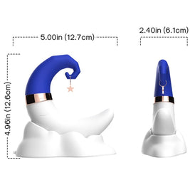 Sweetmoon Stimolatore Doppio Clitoride e Punto G Blu Premium - immagine 3