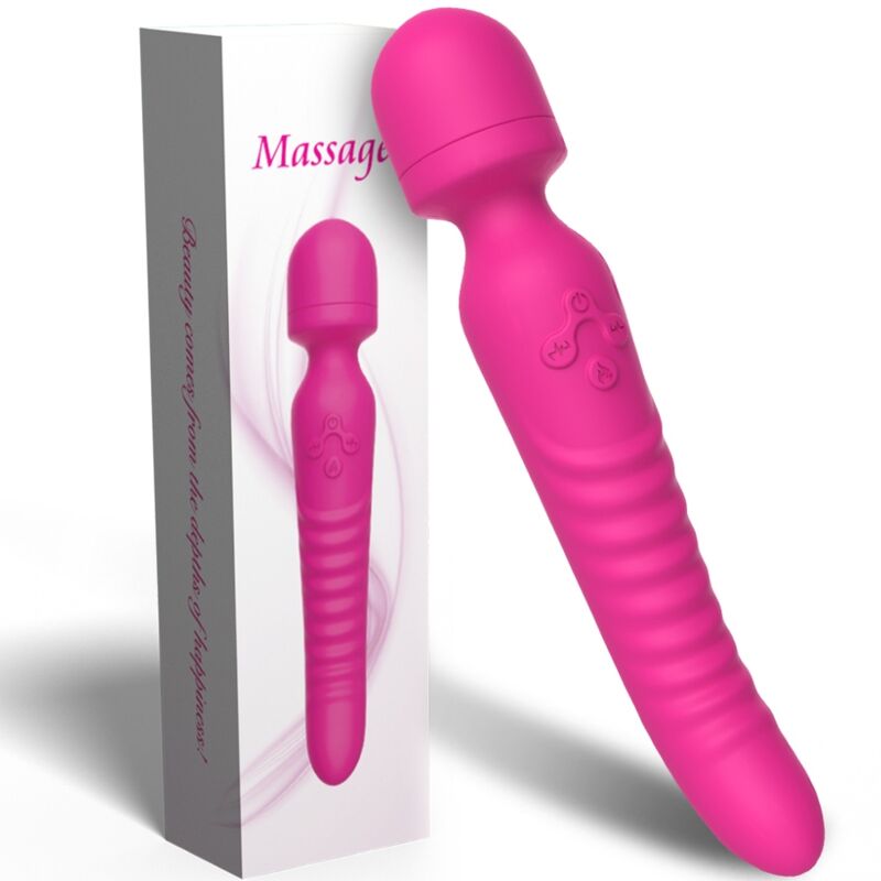 Mission Massaggiatore Vibrante con Effetto Calore Fucsia Premium - immagine 4