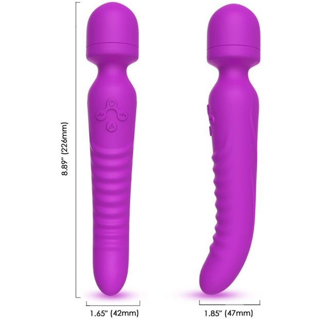 Stimolatore Clitorideo Premium con Effetto Calore Viola - immagine 2