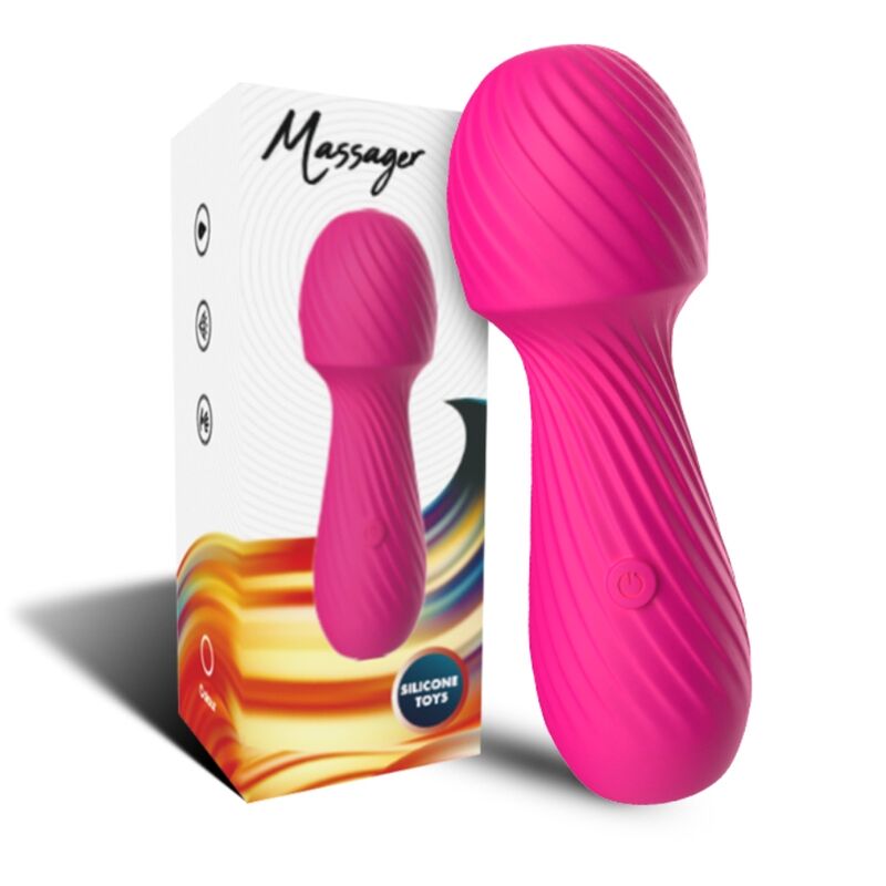 Massaggiatore Dazzle Premium in Silicone Fucsia Ricaricabile - immagine 4