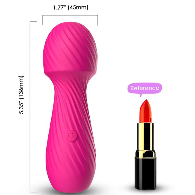 Massaggiatore Dazzle Premium in Silicone Fucsia Ricaricabile