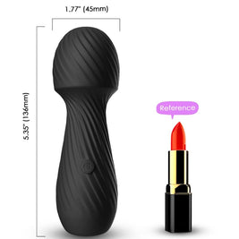 Massaggiatore Dazzle Piccolo Nero in Silicone Premium