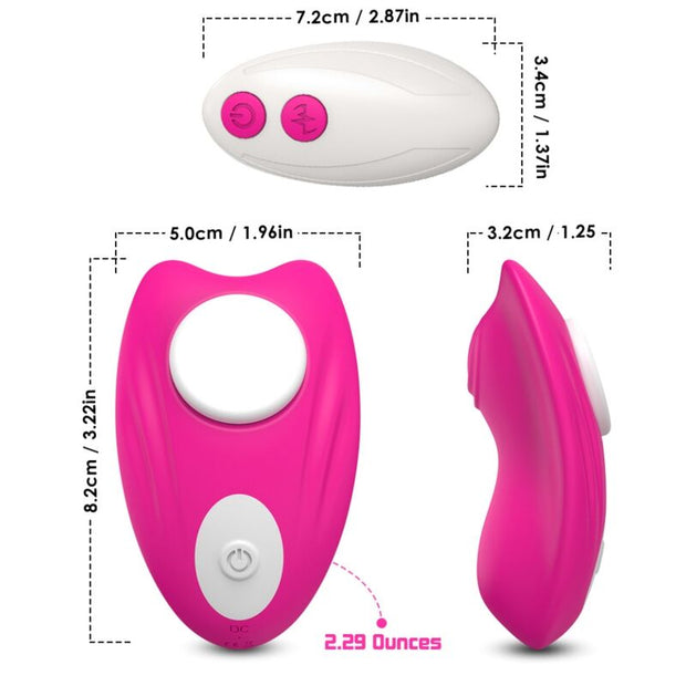 Mutandina Vibrante Butterfly Telecomandato Rosa Premium - immagine 2