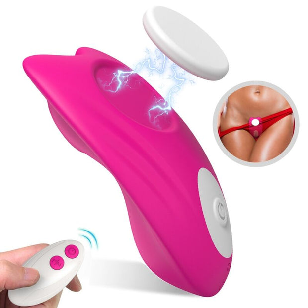 Mutandina Vibrante Butterfly Telecomandato Rosa Premium
