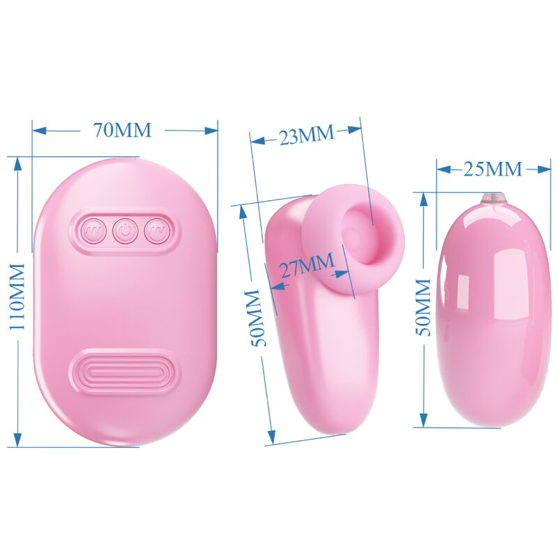 Control Magic Box Stimolatore Vibrante in Silicone Rosa - immagine 5