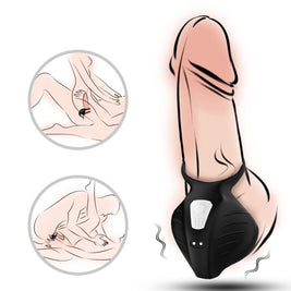 Armony - Manta Scrotum Vibrator Anello Telecomando Nero