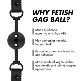 Bondage Sottomessa Fetish - Ball Gag In Silicone Traspirante