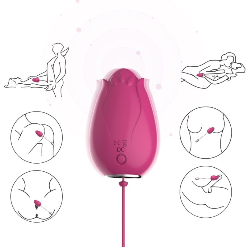 Mandala Egg Stimolatore G-Spot con Telecomando Fucsia Premium - immagine 4