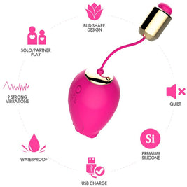 Mandala Egg Stimolatore G-Spot con Telecomando Fucsia Premium - immagine 3