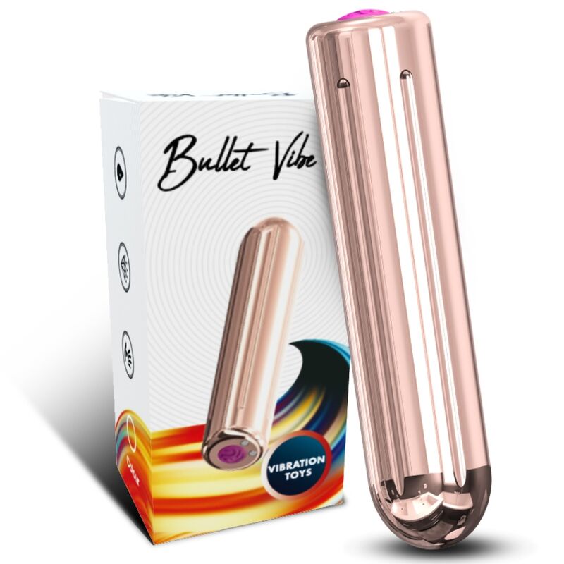 Stimolatore Bullet Premium con Testata Dorata - Silenzioso e Compatto - immagine 4