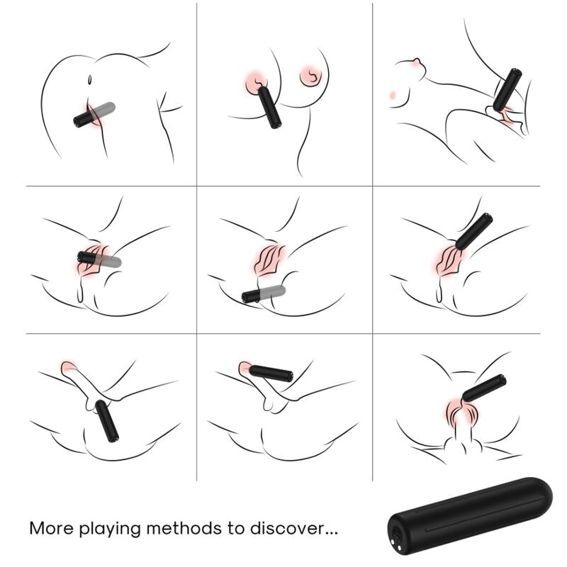 Proiettile Vibrante Compatto in Silicone Body-Safe 8.8cm - immagine 2