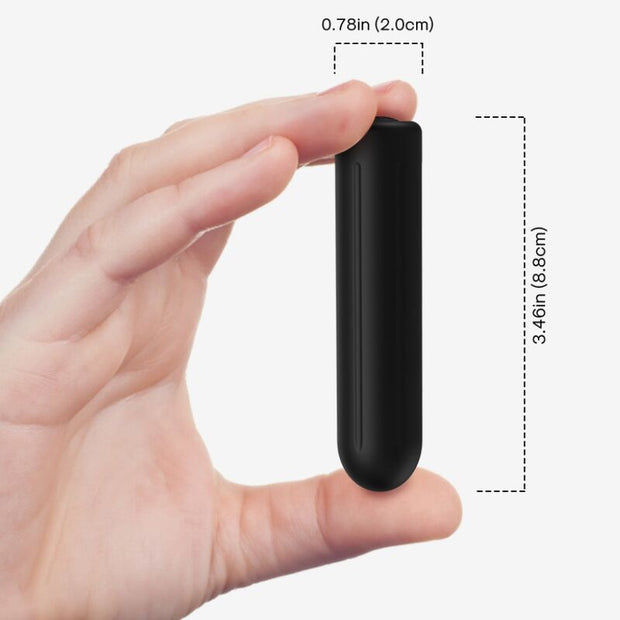 Proiettile Vibrante Compatto in Silicone Body-Safe 8.8cm