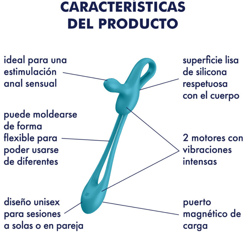 Satisfyer - Multivibratore Flessibile Plug &Amp; Play 1