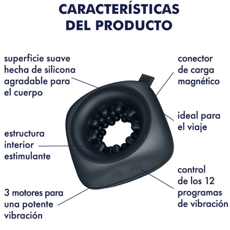 Satisfyer - Masturbatore E Vibratore Ring Stroker