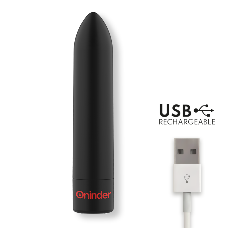 Oninder Berlin Vibratore Bullet Nero con App - 9 Modalità - immagine 7