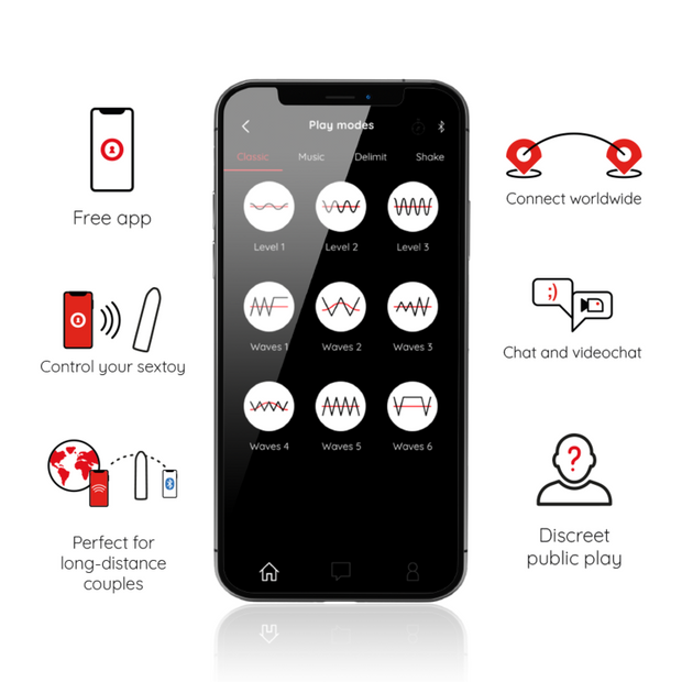 Oninder Berlin Vibratore Bullet Nero con App - 9 Modalità - immagine 2