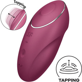 Satisfyer Tap & Climax Vibratore Clitorideo Premium in Silicone - immagine 4