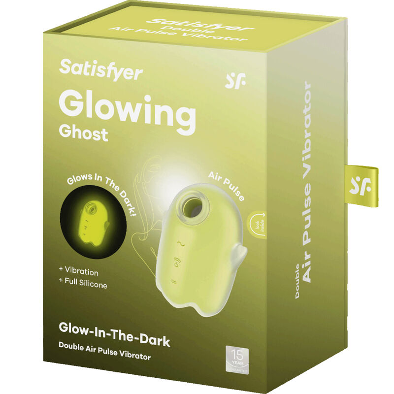 SATISFYER - GHOST AIR PULSE & VIBRATORE BIANCO